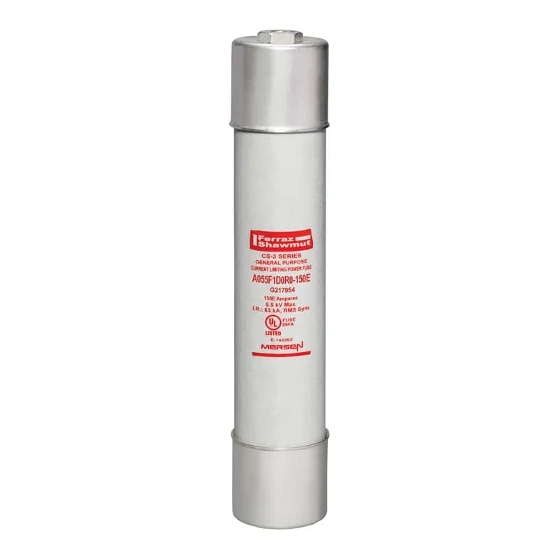 Medium Voltage E-Rated Fuse 5500VAC 150A Ferrule, Series: D0R0 Visual Indicator Amp-Trap®