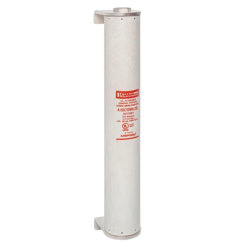 Medium Voltage E-Rated Fuse 15500VAC 25A Clip-lock Series: D0R0 Visual Indicator Amp-Trap®