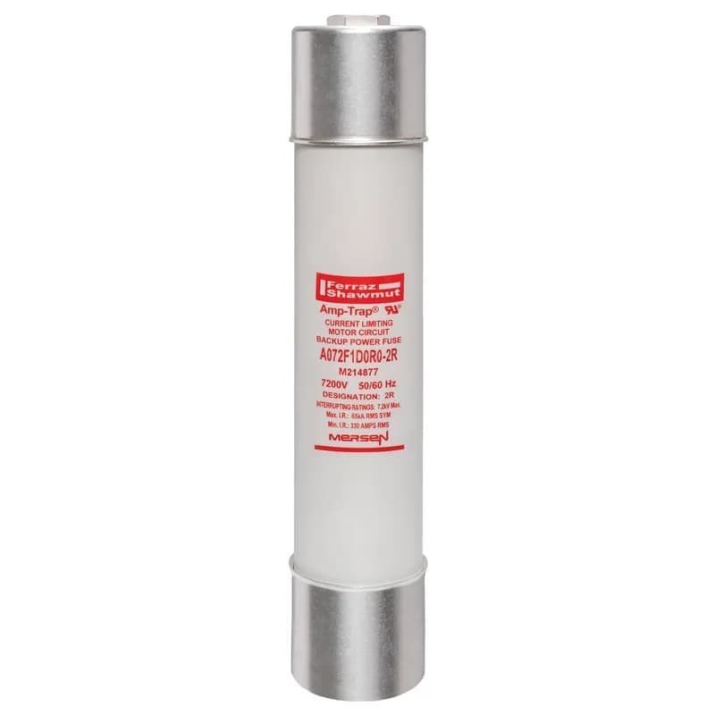 Back-Up R-Rated Medium Voltage Fuse 7200VAC 2R Mounting: Ferrule Visual Indicator Amp-Trap®