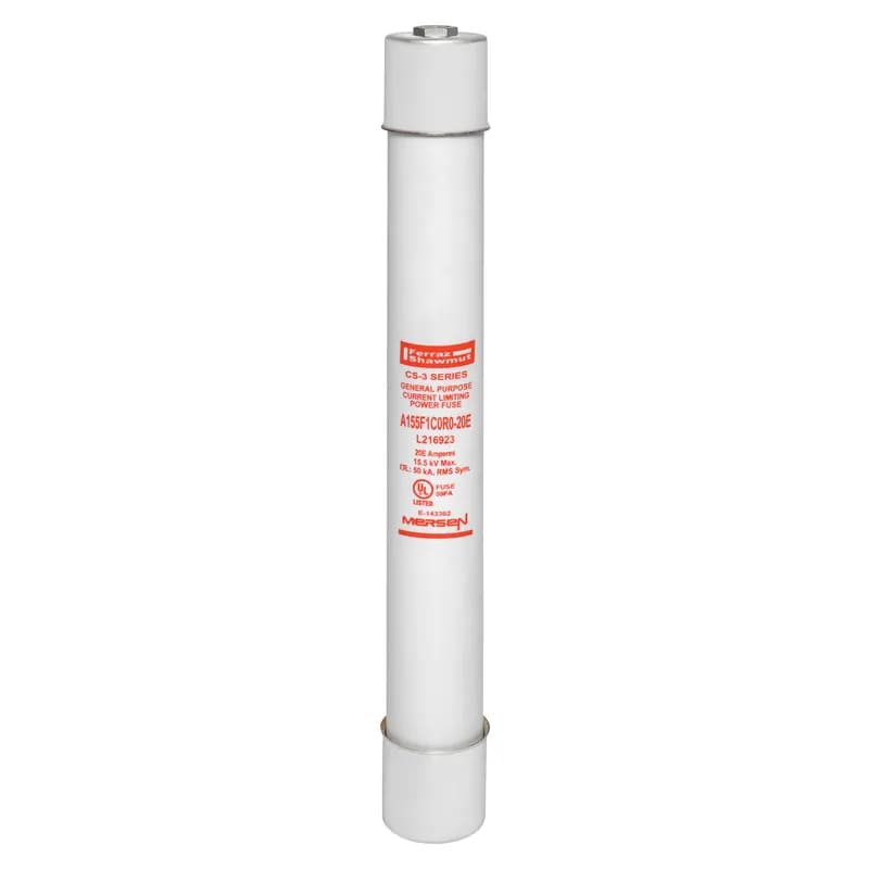 Medium Voltage E-Rated Fuse 15500VAC 20A Ferrule, Series: C0R0 Visual Indicator Amp-Trap®