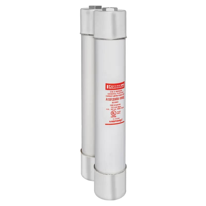 Medium Voltage E-Rated Fuse 15500VAC 100A Ferrule, Series: D0R0 2 Barrels Visual Indicator Amp-Trap®