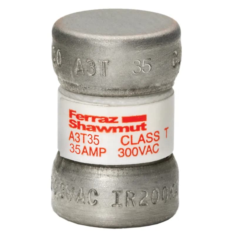 Fuse A3T - Class T - Fast-Acting 300VAC 160VDC 35A Ferrule Amp-Trap®