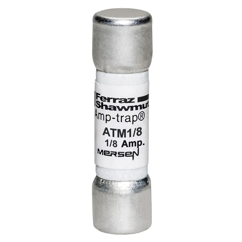 Fuse ATM - Midget - Fast-Acting 600VAC 600VDC 0.125A Ferrule Amp-Trap®