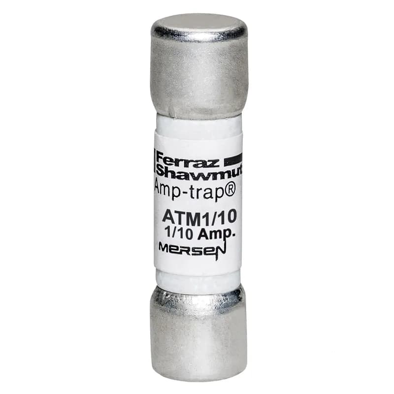 Fuse ATM - Midget - Fast-Acting 600VAC 600VDC 0.1A Ferrule Amp-Trap®