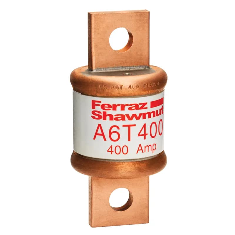 Fuse A6T - Class T - Fast-Acting 600VAC 300VDC 400A Blade Amp-Trap®