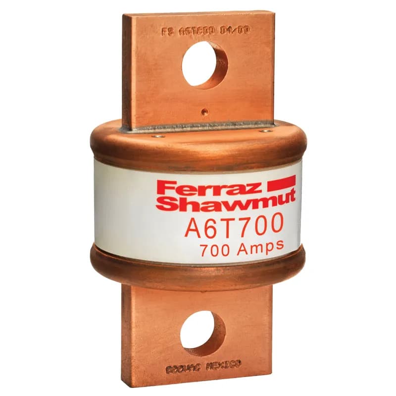Fuse A6T - Class T - Fast-Acting 600VAC 300VDC 700A Blade Amp-Trap®