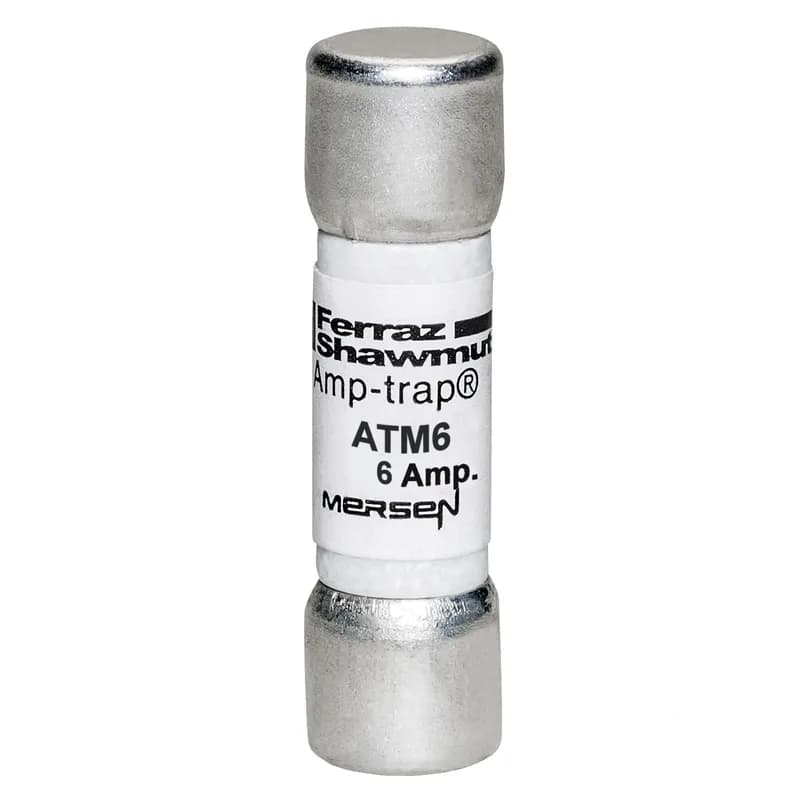 Fuse ATM - Midget - Fast-Acting 600VAC 600VDC 6A Ferrule Amp-Trap®