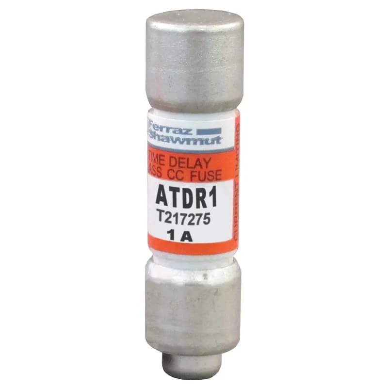 Mersen ATDR1 - Fuse ATDR - Class CC - Time-Delay 600VAC 300VDC 1A Ferrule Amp-Trap 2000®