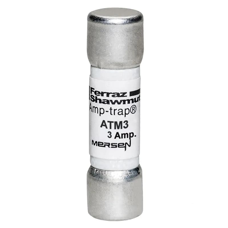 Fuse ATM - Midget - Fast-Acting 600VAC 600VDC 3A Ferrule Amp-Trap®