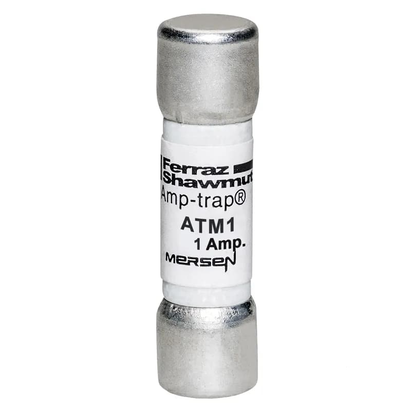 Mersen ATM1 - Fuse ATM - Midget - Fast-Acting 600VAC 600VDC 1A Ferrule Amp-Trap®