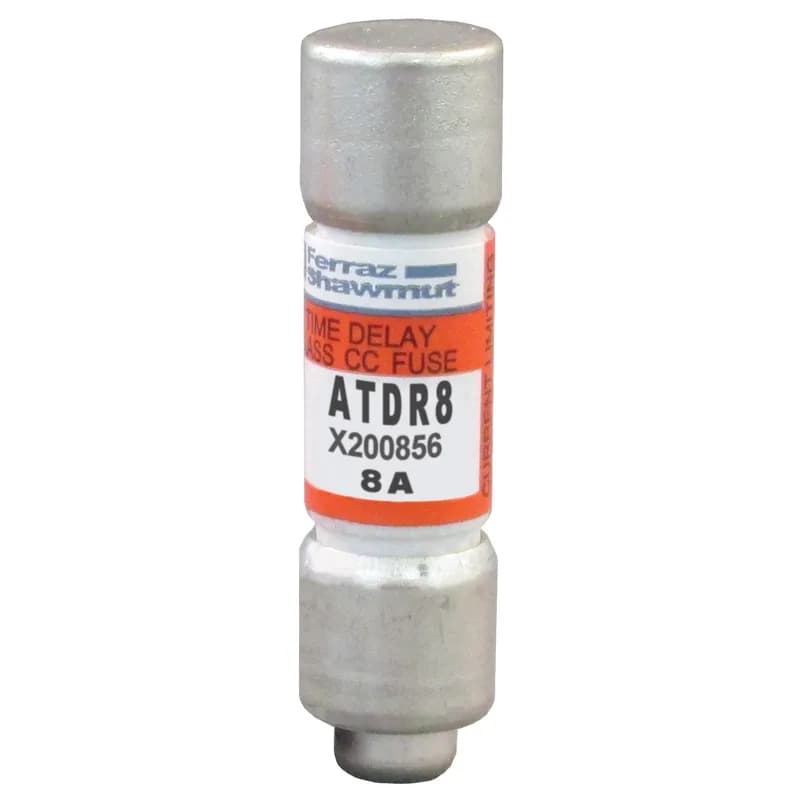 Fuse ATDR - Class CC - Time-Delay 600VAC 300VDC 8A Ferrule Amp-Trap 2000®
