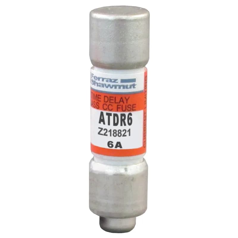 Fuse ATDR - Class CC - Time-Delay 600VAC 300VDC 6A Ferrule Amp-Trap 2000®