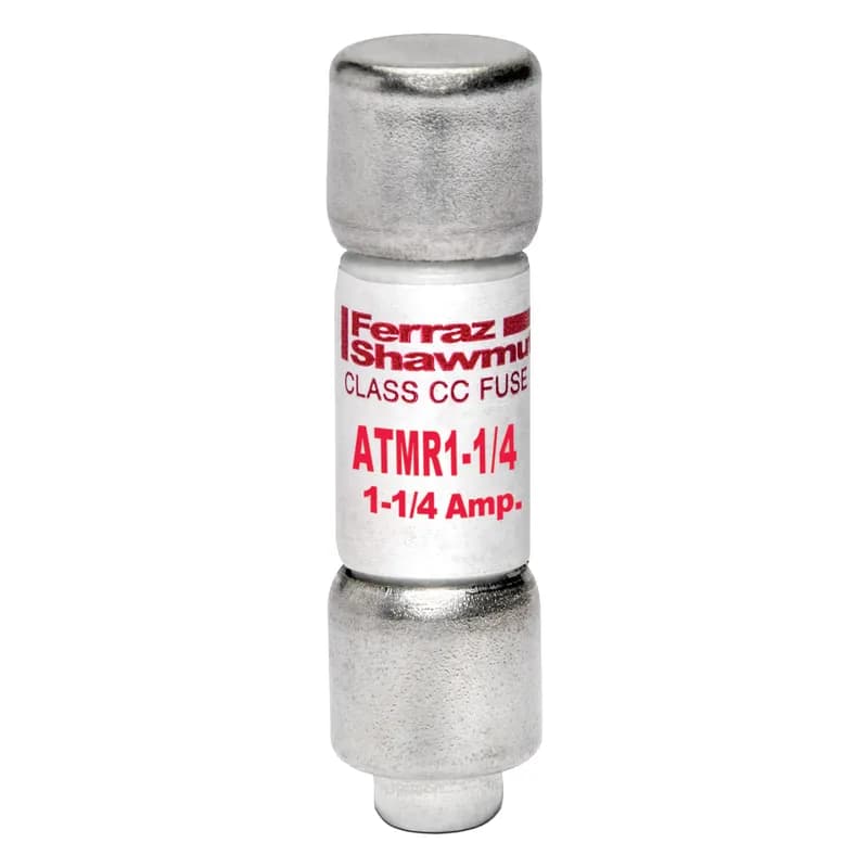 Mersen ATMR1-1/4 - Fuse ATMR - Class CC - Fast-Acting 600VAC 600VDC 1.25A Ferrule Amp-Trap®
