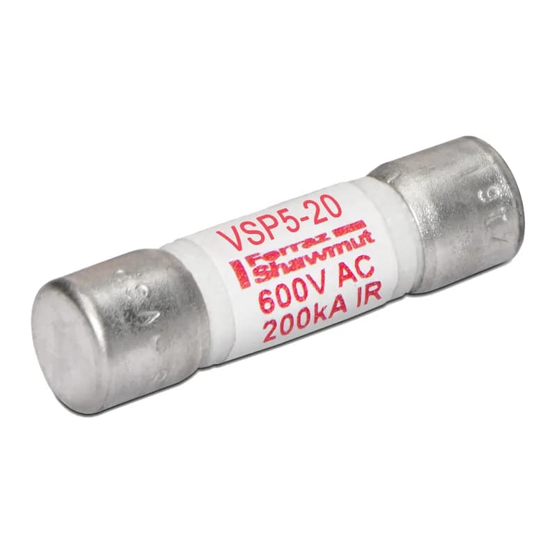 VSP MOV Fuses 600VAC Surge Capacity: 20kA Ferrule