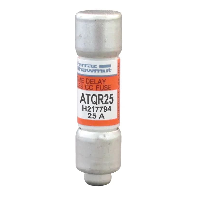 Fuse ATQR - Class CC - Time-Delay 600VAC 300VDC 25A Ferrule Amp-Trap 2000®