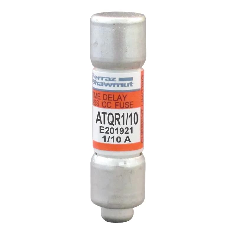 Fuse ATQR - Class CC - Time-Delay 600VAC 300VDC 0.1A Ferrule Amp-Trap 2000®