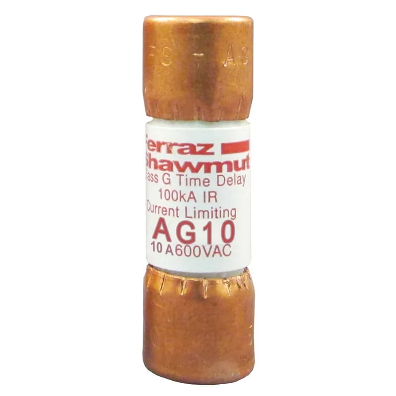Fuse AG - Class G 600VAC 10A Time Delay Ferrule Amp-Trap®