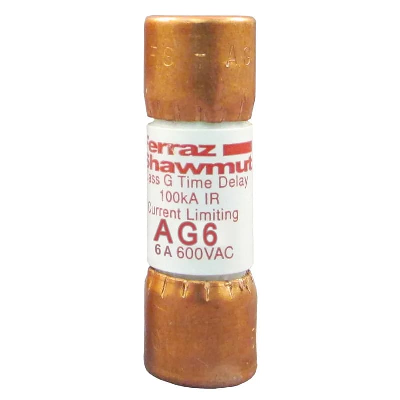 Fuse AG - Class G 600VAC 6A Time Delay Ferrule Amp-Trap®
