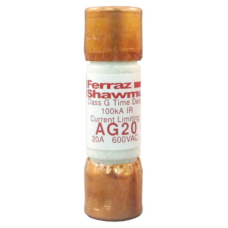 Fuse AG - Class G 600VAC 20A Time Delay Ferrule Amp-Trap®
