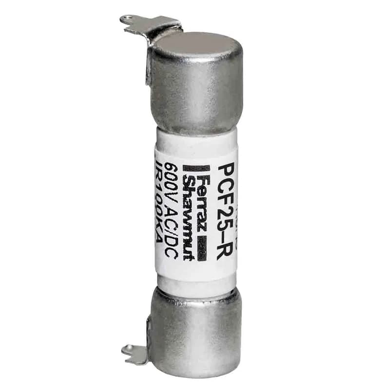 Fuse PCF - Midget - Fast-Acting 600VAC 600VDC 25A Slot Mount
