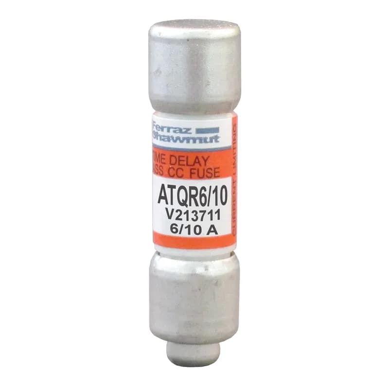Fuse ATQR - Class CC - Time-Delay 600VAC 300VDC 0.6A Ferrule Amp-Trap 2000®