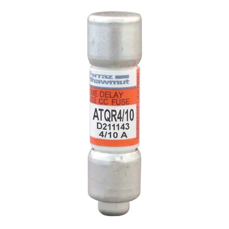 Fuse ATQR - Class CC - Time-Delay 600VAC 300VDC 0.4A Ferrule Amp-Trap 2000®