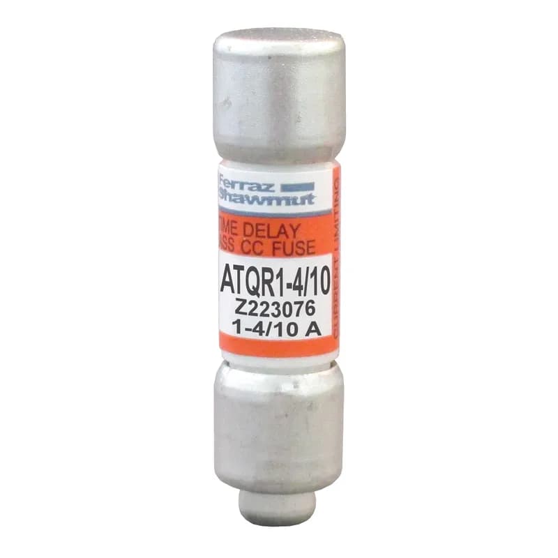 Fuse ATQR - Class CC - Time-Delay 600VAC 300VDC 1.4A Ferrule Amp-Trap 2000®
