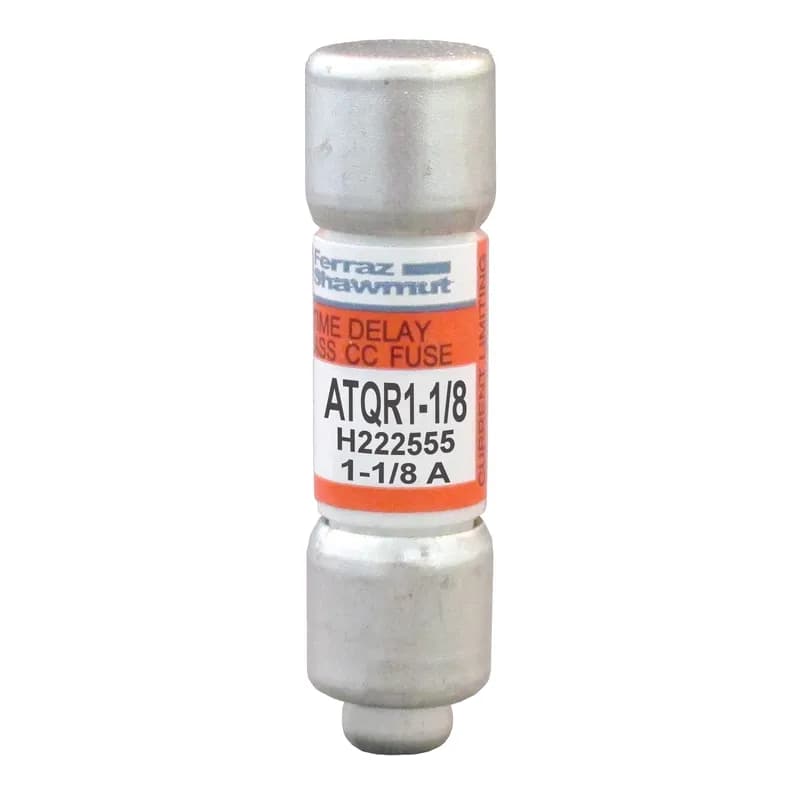 Fuse ATQR - Class CC - Time-Delay 600VAC 300VDC 1.125A Ferrule Amp-Trap 2000®