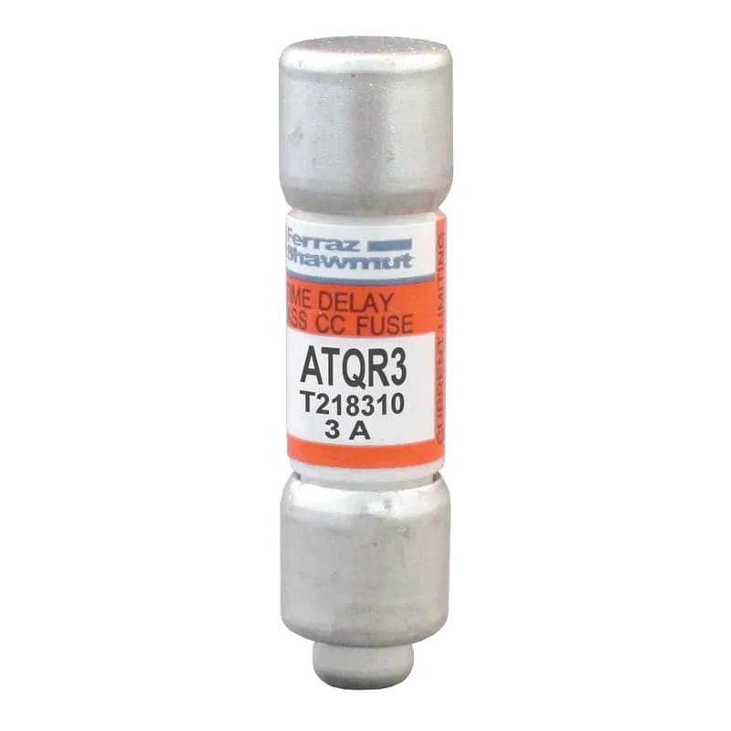 Fuse ATQR - Class CC - Time-Delay 600VAC 300VDC 3A Ferrule Amp-Trap 2000®