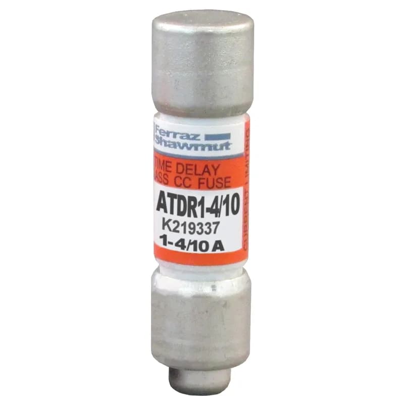 Fuse ATDR - Class CC - Time-Delay 600VAC 300VDC 1.4A Ferrule Amp-Trap 2000®