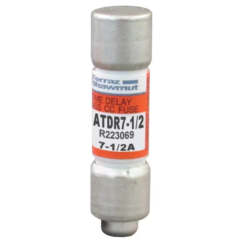 Fuse ATDR - Class CC - Time-Delay 600VAC 300VDC 7.5A Ferrule Amp-Trap 2000®