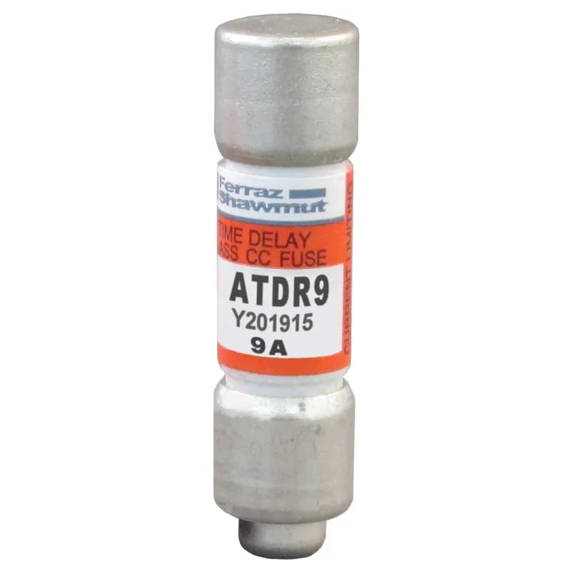Fuse ATDR - Class CC - Time-Delay 600VAC 300VDC 9A Ferrule Amp-Trap 2000®