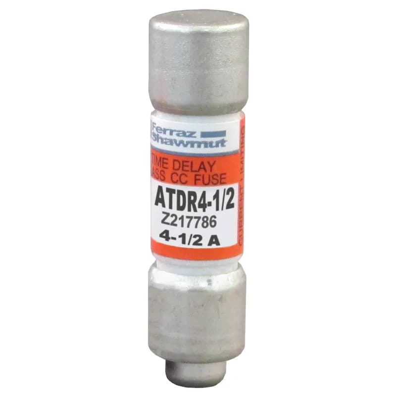 Mersen ATDR4-1/2 - Fuse ATDR - Class CC - Time-Delay 600VAC 300VDC 4.5A Ferrule Amp-Trap 2000®