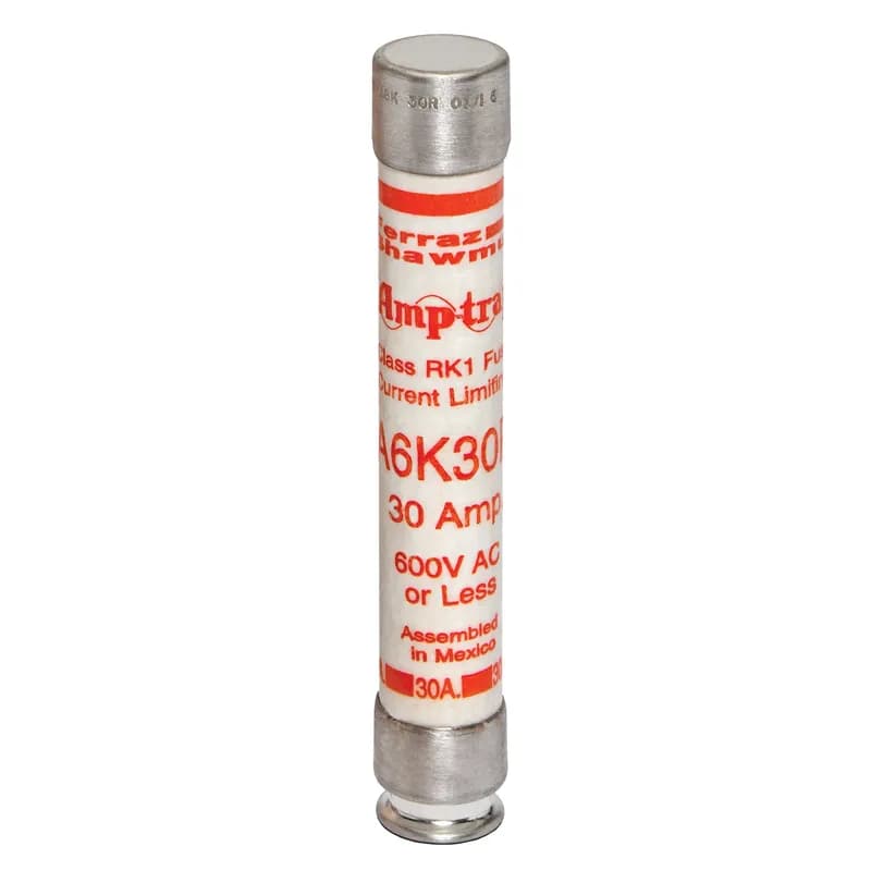 Fuse A6K-R - Class RK1 - Fast-Acting 600VAC 300VDC 30A Ferrule Amp-Trap®