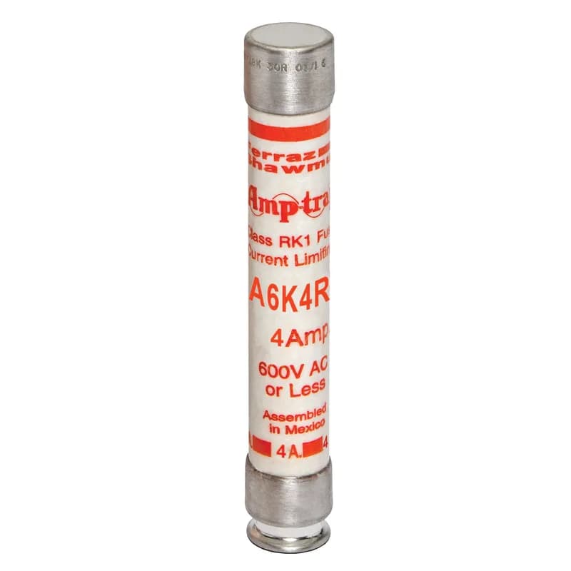 Fuse A6K-R - Class RK1 - Fast-Acting 600VAC 300VDC 4A Ferrule Amp-Trap®