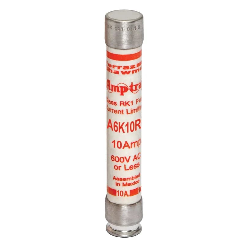 Fuse A6K-R - Class RK1 - Fast-Acting 600VAC 300VDC 10A Ferrule Amp-Trap®