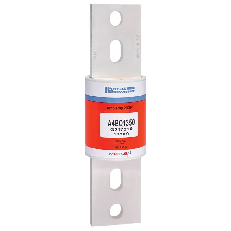Fuse A4BQ - Class L - Time-Delay 600VAC 500VDC 1350A Blade Amp-Trap 2000®