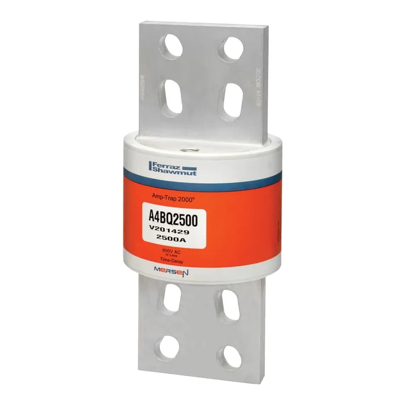 Fuse A4BQ - Class L - Time-Delay 600VAC 500VDC 2500A Blade Amp-Trap 2000®