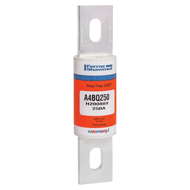 Fuse A4BQ - Class L - Time-Delay 600VAC 500VDC 250A Blade Amp-Trap 2000®
