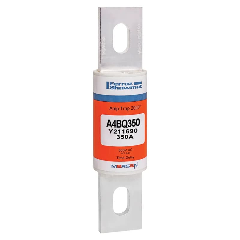 Mersen A4BQ350 - Fuse A4BQ - Class L - Time-Delay 600VAC 500VDC 350A Blade Amp-Trap 2000®