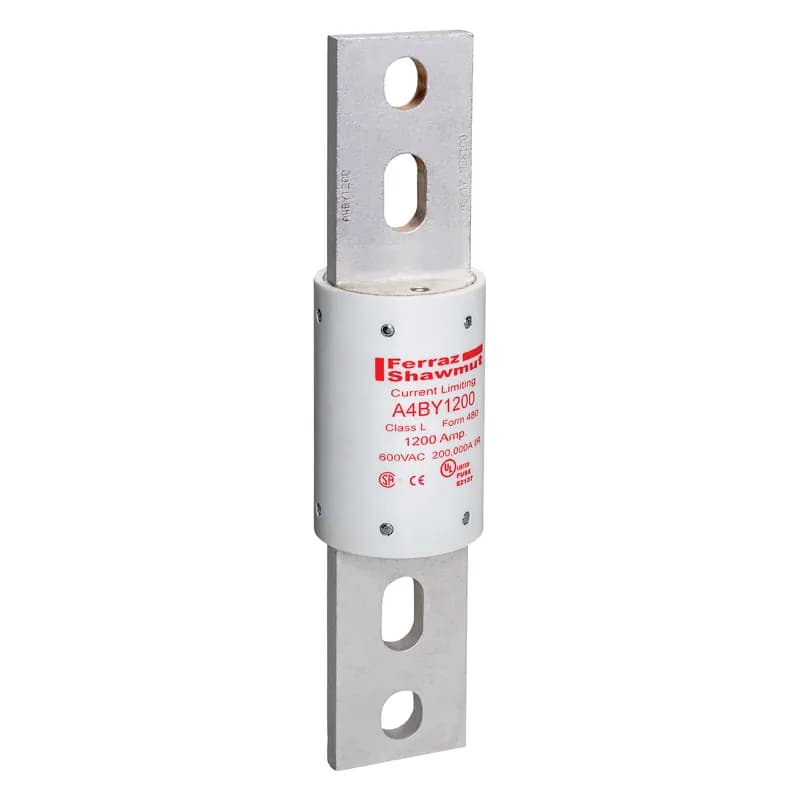 Mersen A4BY1200 - Fuse A4BY - Class L - Time-Delay 600VAC 300VDC 1200A Blade Amp-Trap®