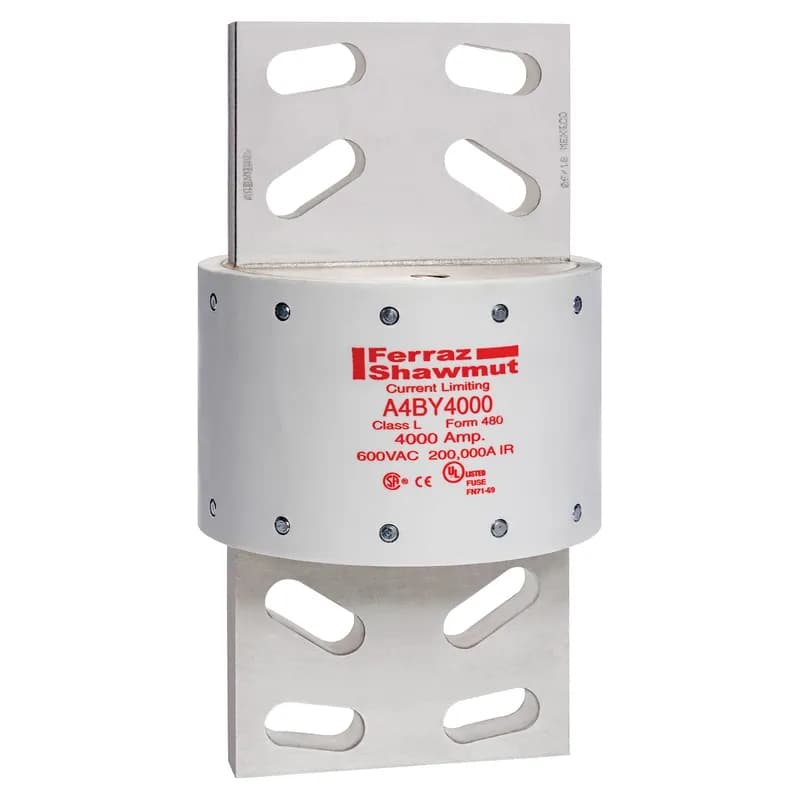 Fuse A4BY - Class L - Time-Delay 600VAC 300VDC 4000A Blade Amp-Trap®