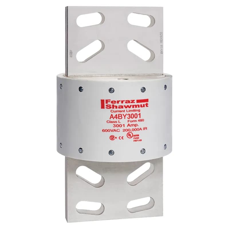 Fuse A4BY - Class L - Time-Delay 600VAC 300VDC 3001A Blade Amp-Trap®