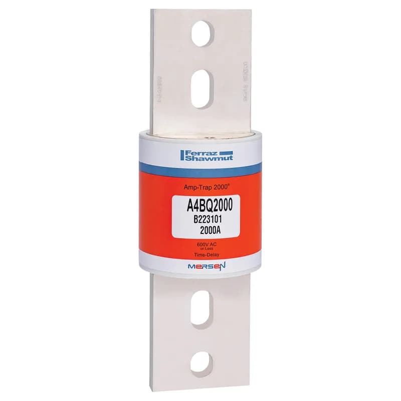 Fuse A4BQ - Class L - Time-Delay 600VAC 500VDC 2000A Blade Amp-Trap 2000®
