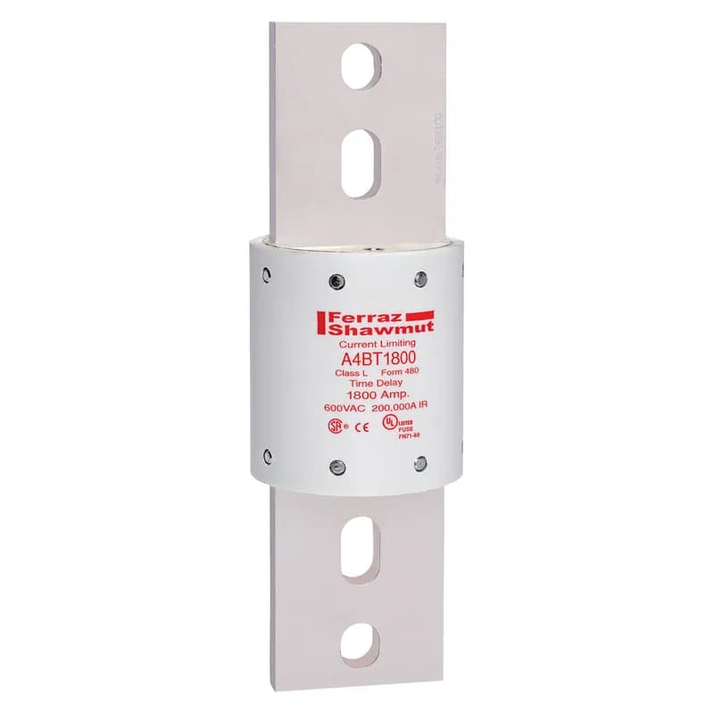 Fuse A4BT - Class L - Time-Delay 600VAC 500VDC 1800A Blade Amp-Trap®