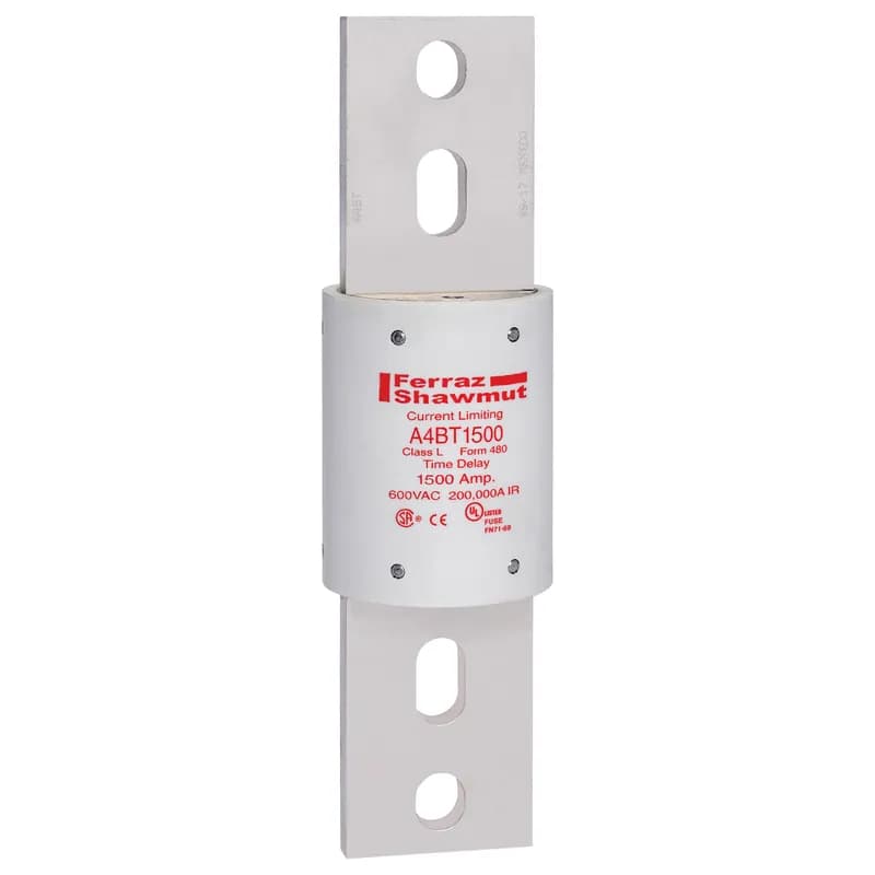 Fuse A4BT - Class L - Time-Delay 600VAC 500VDC 1500A Blade Amp-Trap®