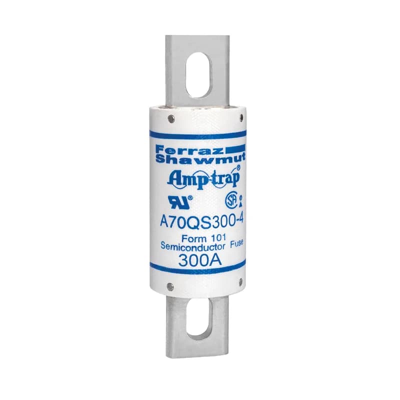 Mersen A70QS300-4 - High Speed Fuse Amp-Trap® A70QS 700VAC 700VDC 300A Bolted Blade