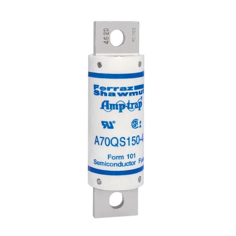 Mersen A70QS150-4 - High Speed Fuse Amp-Trap® A70QS 700VAC 700VDC 150A Bolted Blade