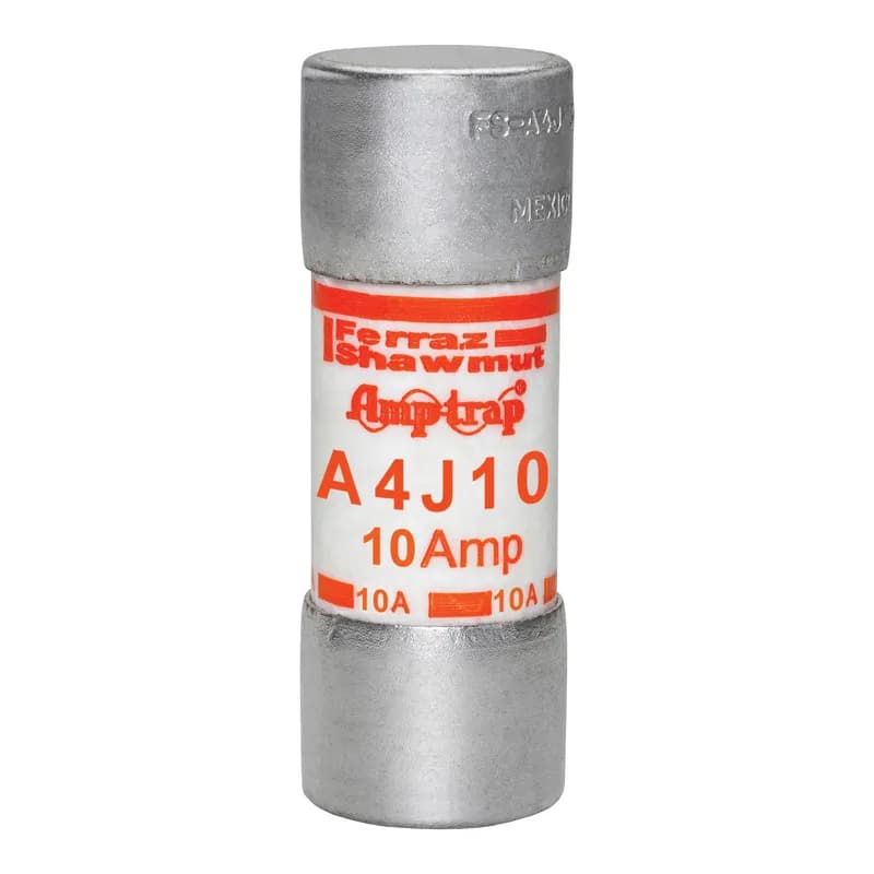 Fuse A4J - Class J - Fast-Acting 600VAC 300VDC 10A Ferrule Amp-Trap®