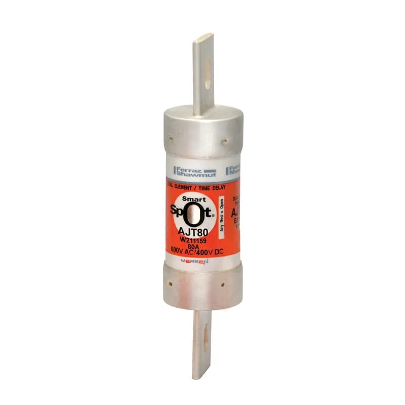 Fuse AJT - Class J - Time-delay 600VAC 400VDC 80A Blade SmartSpot® Amp-Trap 2000®